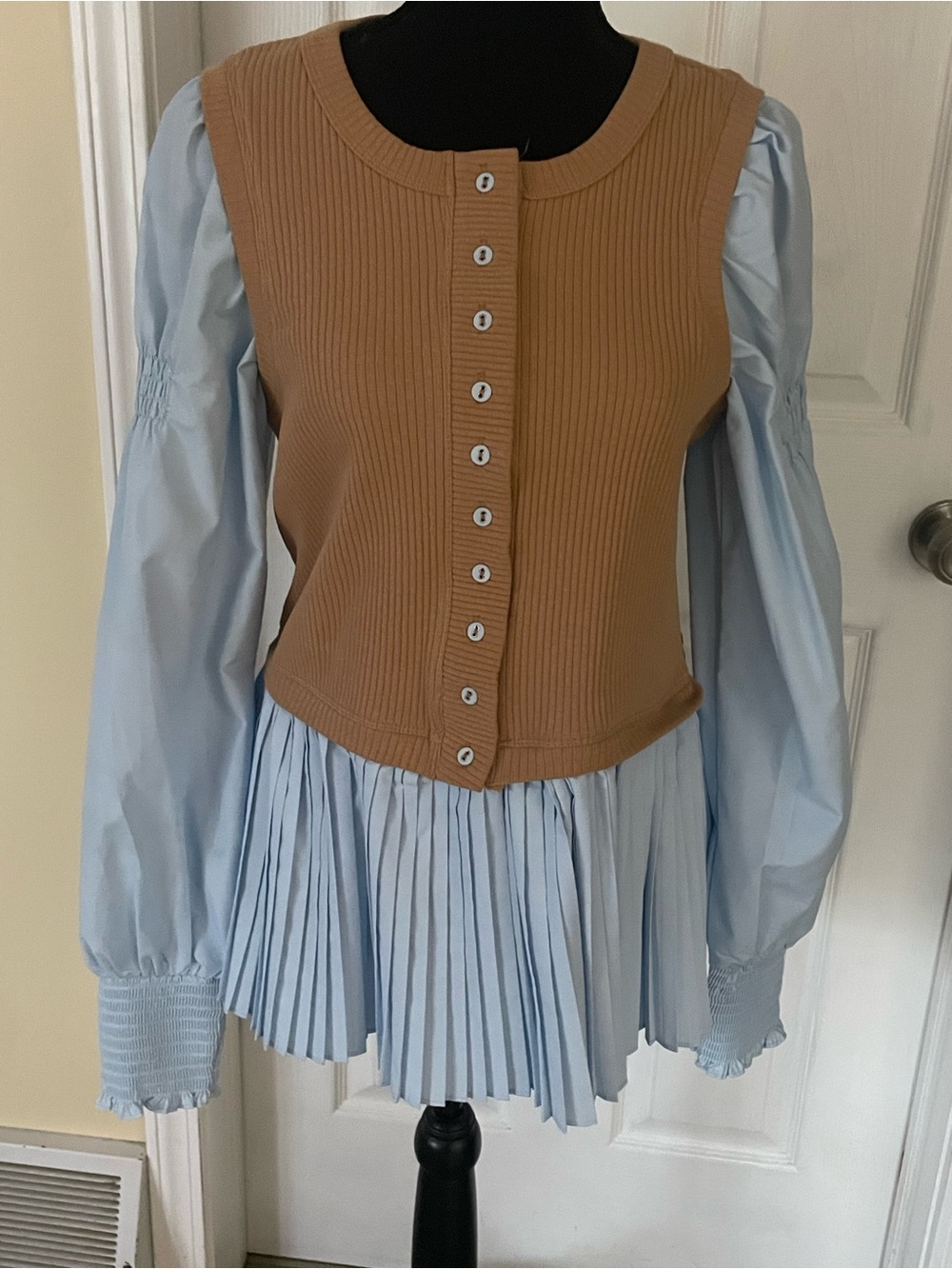 Anthropologie layered two-fer top